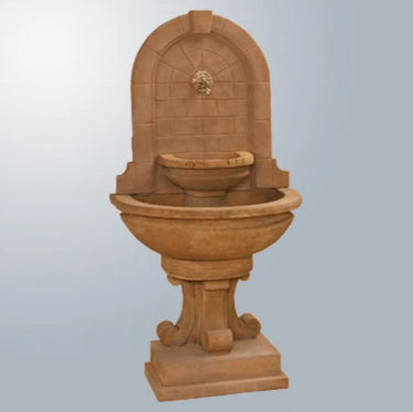 Giannini Garden Montefalco Wall Fountain For Bronze Spout